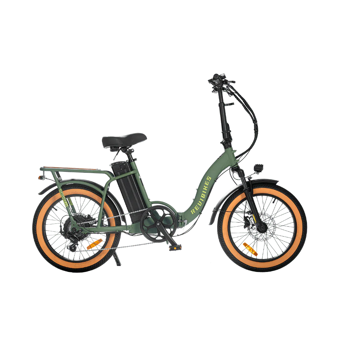 REVI Rebel 2 750w Step Thru Ebike 20x3 Fat Tire Electric Folding eBike - Folding Ebike - eBike Super Shop
