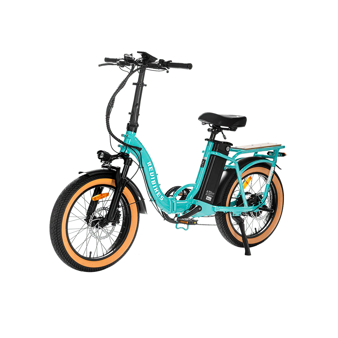 REVI Rebel 2 750w Step Thru Ebike 20x3 Fat Tire Electric Folding eBike - Folding Ebike - eBike Super Shop