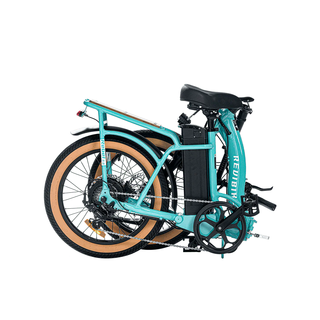 REVI Rebel 2 750w Step Thru Ebike 20x3 Fat Tire Electric Folding eBike - Folding Ebike - eBike Super Shop