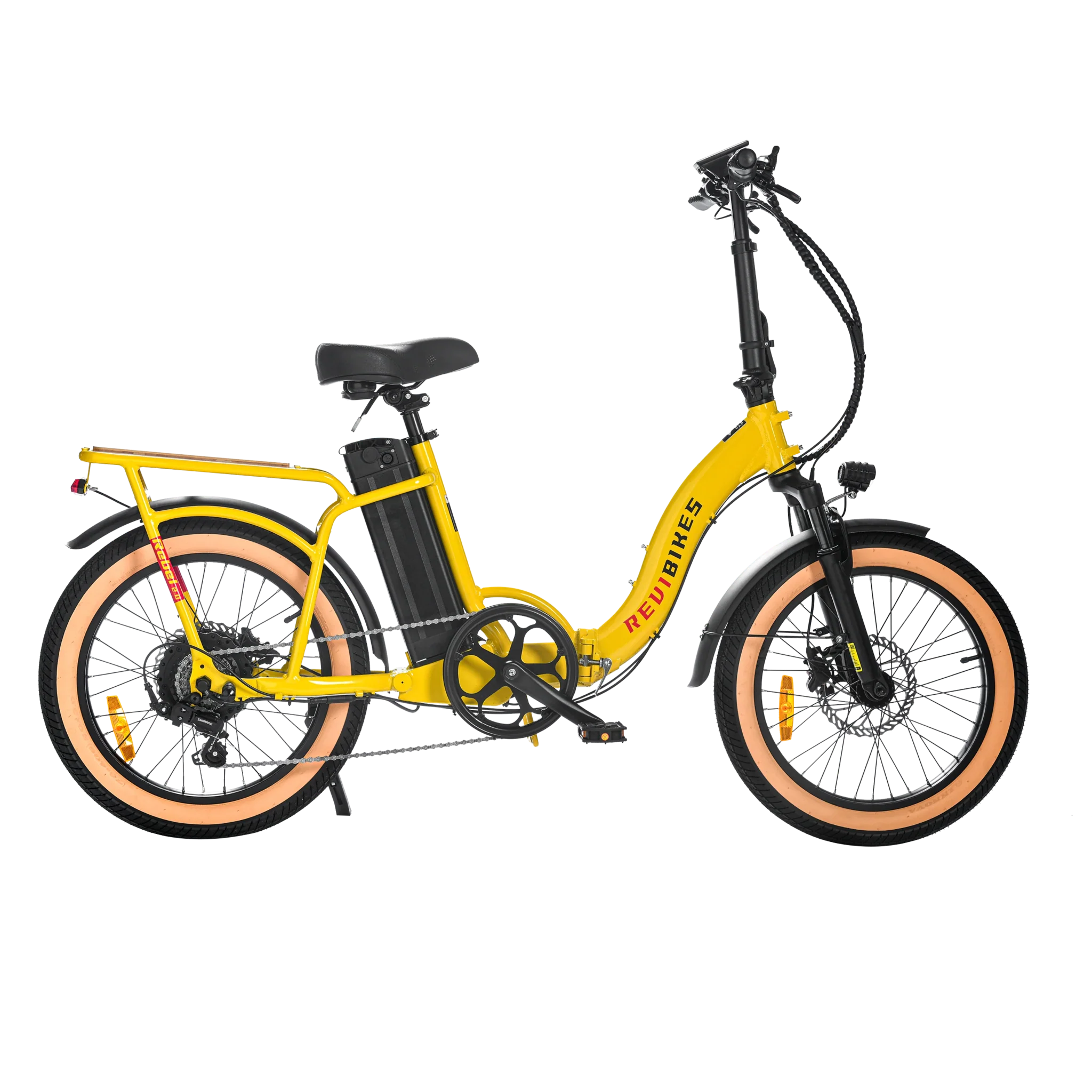 REVI Rebel 2 750w Step Thru Ebike 20x3 Fat Tire Electric Folding eBike - Folding Ebike - eBike Super Shop