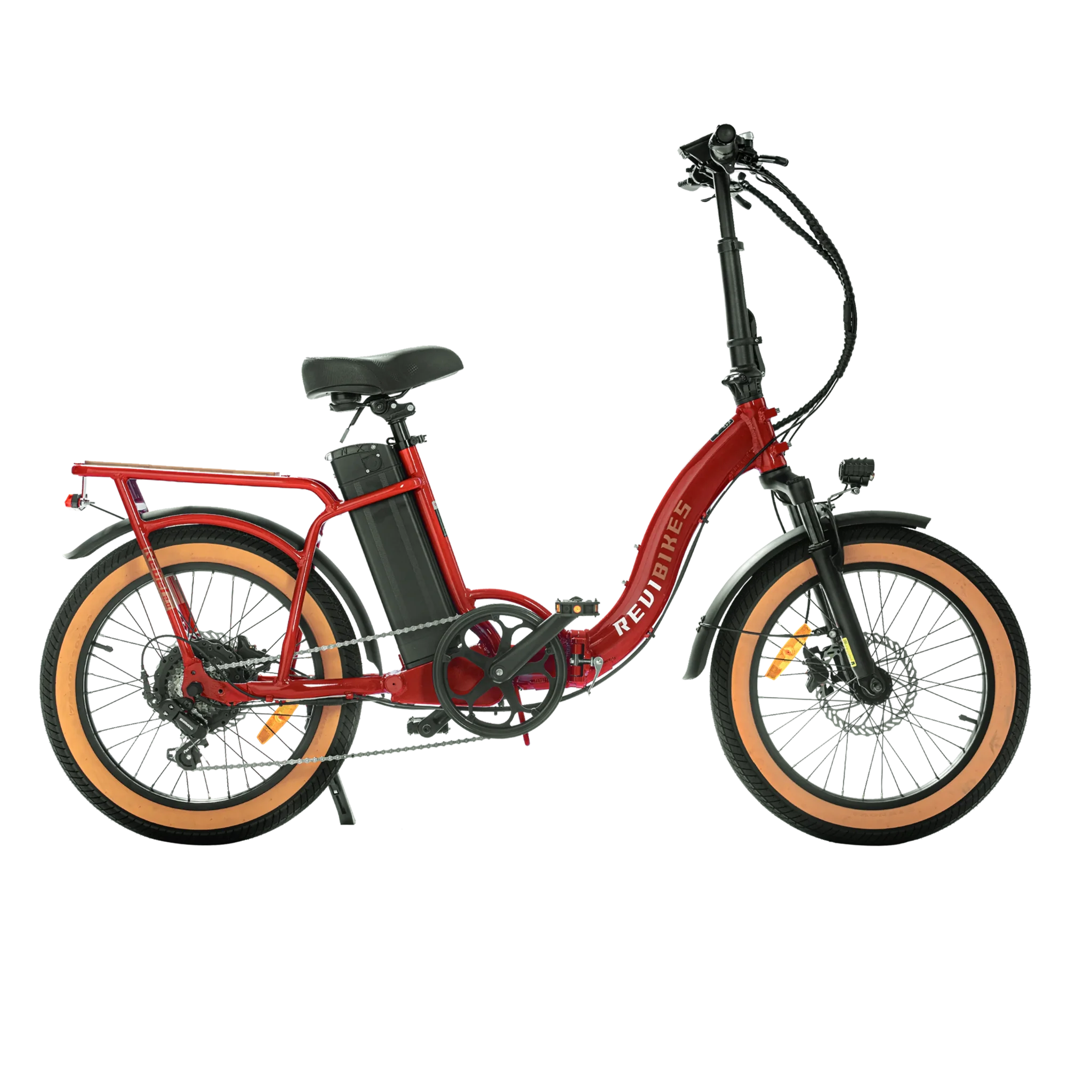 REVI Rebel 2 750w Step Thru Ebike 20x3 Fat Tire Electric Folding eBike - Folding Ebike - eBike Super Shop