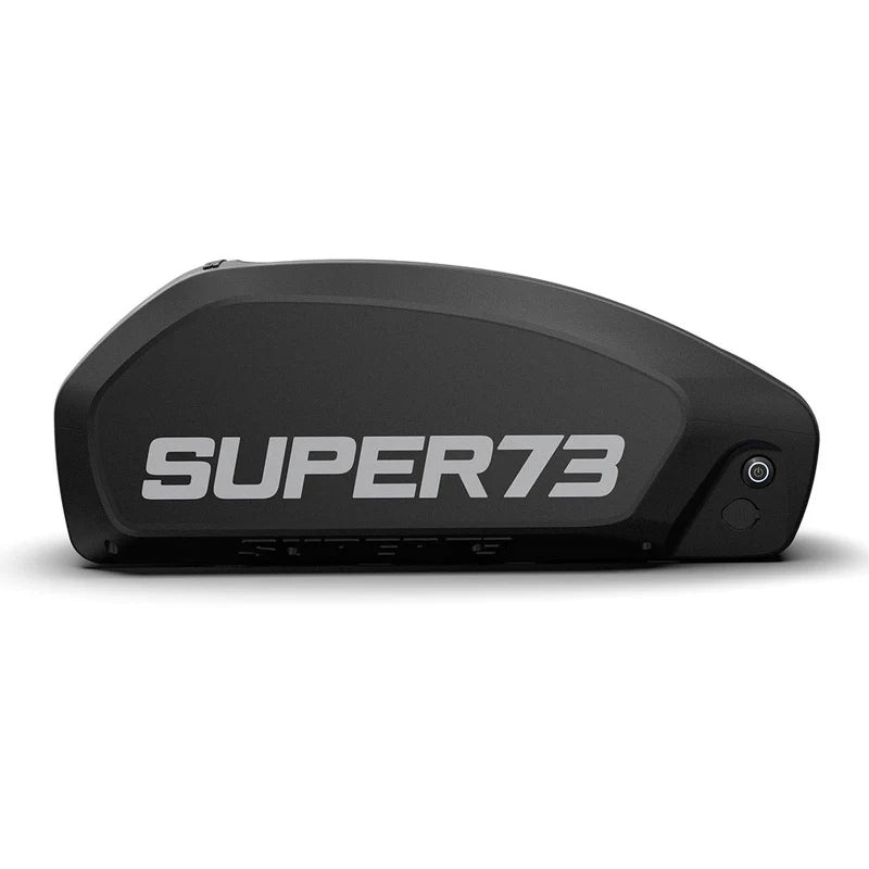 Alt text: Super73 S2/R Series eBike battery, 48V 20Ah, product image showing rectangular black battery with connector ports