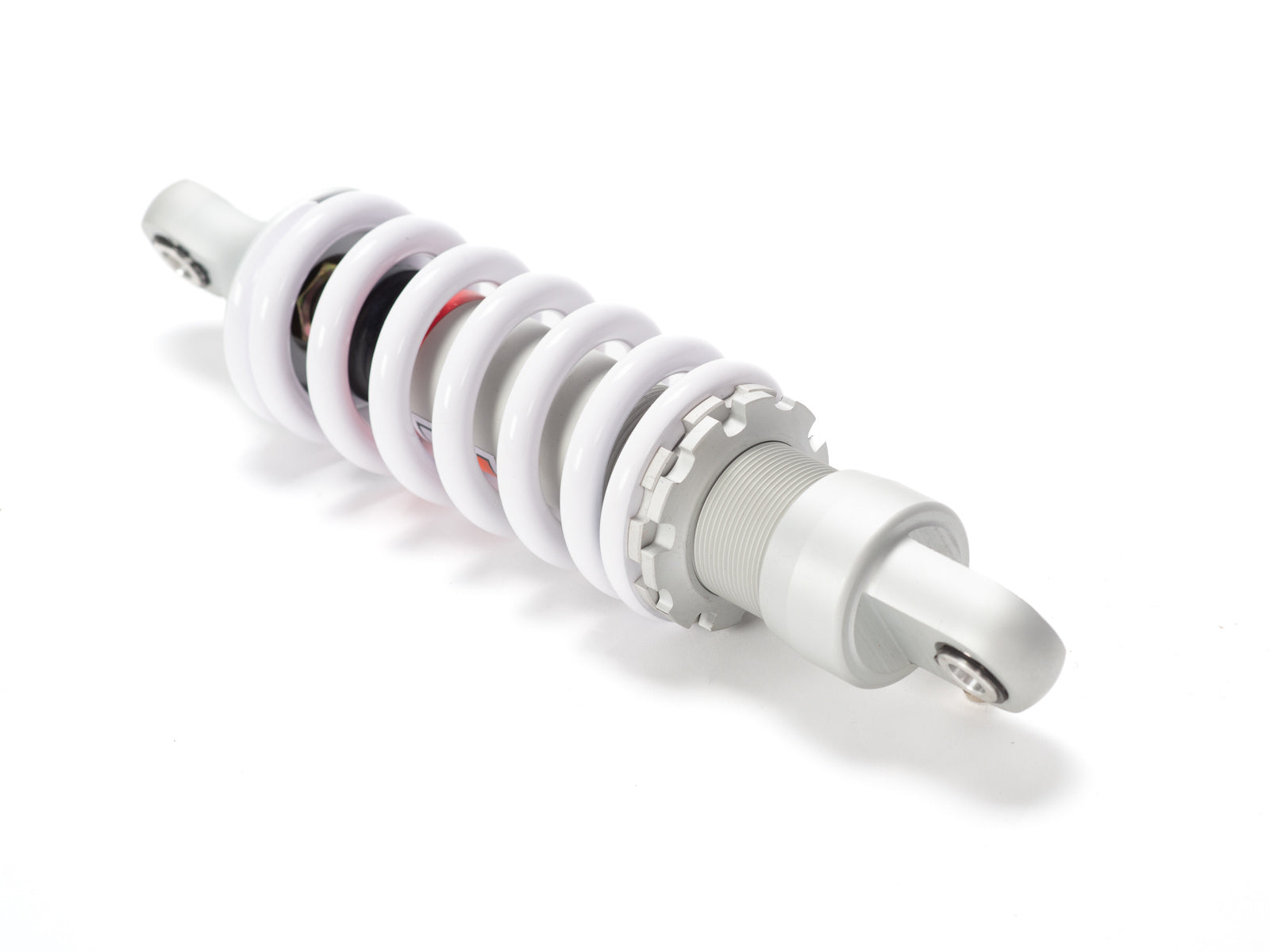 Stomp Ebox 270mm rear shock absorber, stock replacement, shown in close-up against a white background.