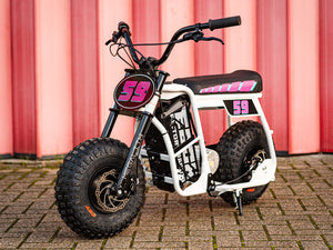 Stomp Ebox Crookback Cruiser Bars, black handlebar with ergonomic crookback design, shown against a white background.