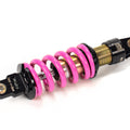 Stomp Ebox DNM 270mm rear shock absorber, black and silver, shown against a white background.