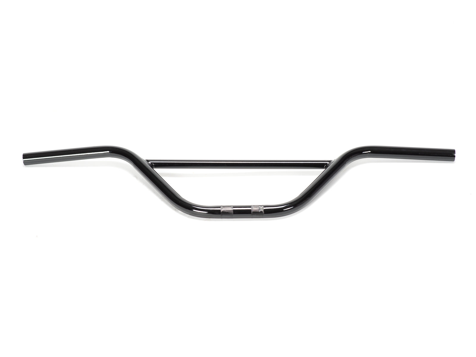 Stomp Ebox Dragster Bars, black handlebar with a slight rise, designed for electric dirt bikes, shown against a white background.