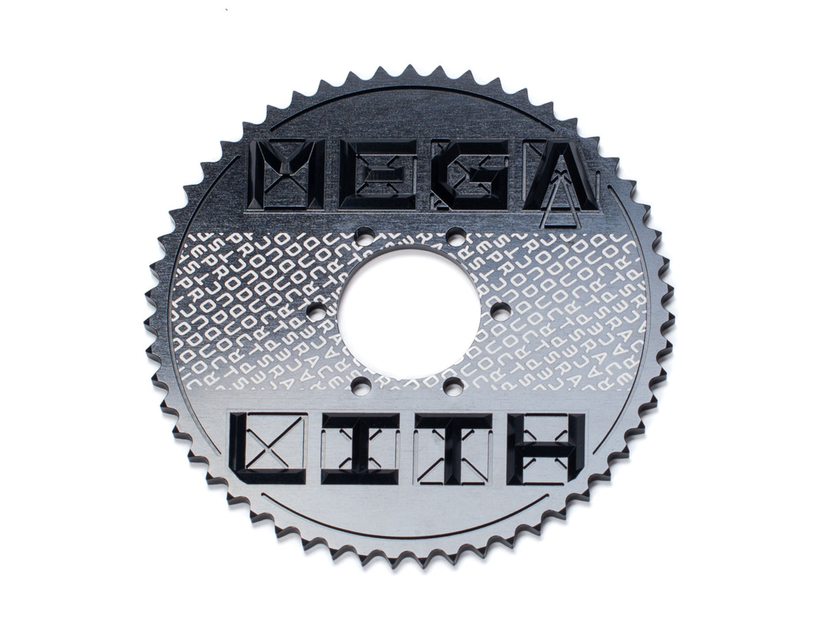 Stomp Ebox Dragster Megalith Sprocket 219H in black, shown from a side angle against a plain background