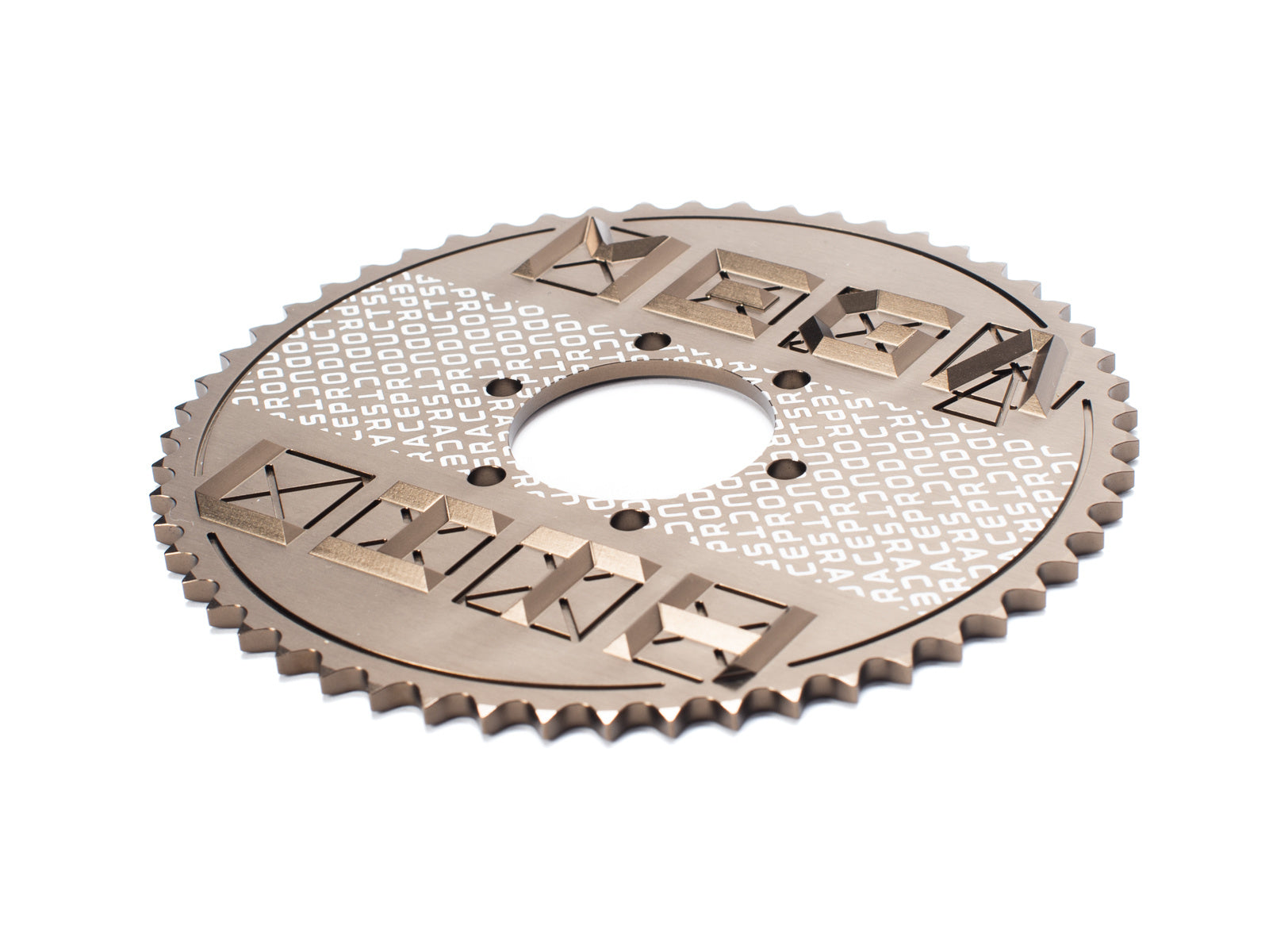 Stomp Ebox Dragster Megalith Sprocket 219H in bronze, product image showing the circular metal sprocket with evenly spaced teeth and central mounting holes.