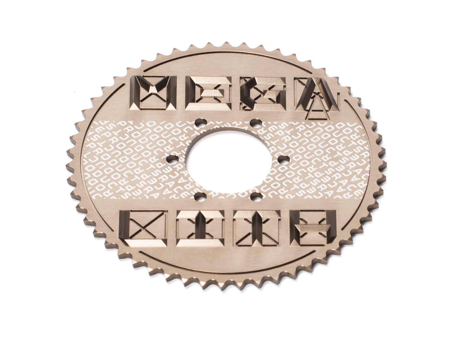 Stomp Ebox Dragster Megalith Sprocket 219H in bronze, close-up product image showing detailed teeth and mounting holes