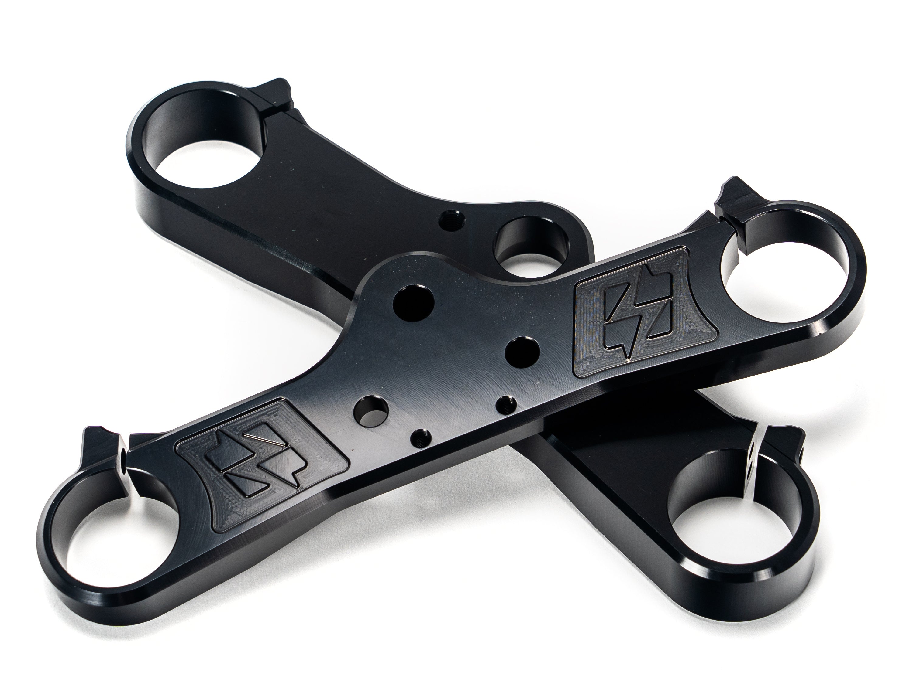 Stomp Ebox Dragster RS Suspension Upgrade Kit components displayed on a white background, including shock absorbers, mounting hardware, and springs.