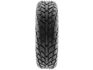 Side view of the Stomp Ebox Dragster street tire showing tread pattern and black rubber finish.