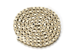 Stomp Ebox Dragster Upgrade Chain 219H with 108 links, displayed coiled on a white background.