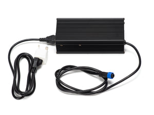Stomp Ebox Megalith 72V Battery & Charger Kit showing the battery pack and charger components on a white background.
