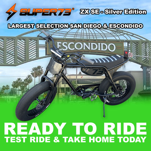 eBike Super73 ZX SE - Custom Silver Edition - Ready to Ride