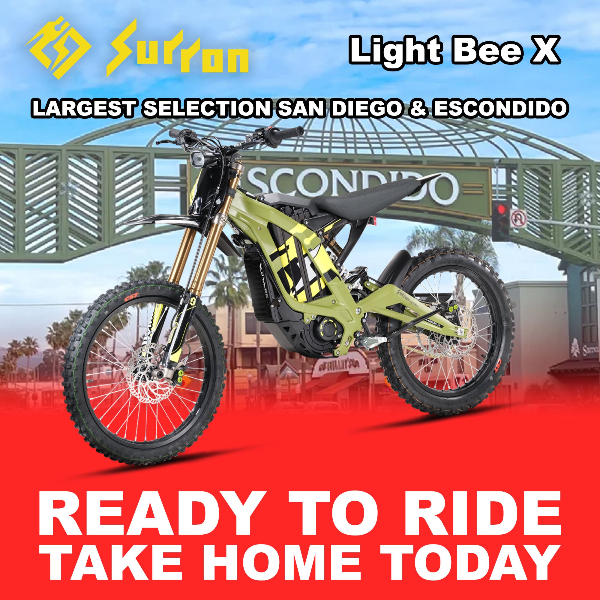 eMOTO Surron Light Bee X - Green - Ready to Ride