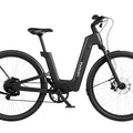 Urtopia Carbon Fusion Pro eBike in Blazing Black, side view, showcasing sleek carbon frame and modern design