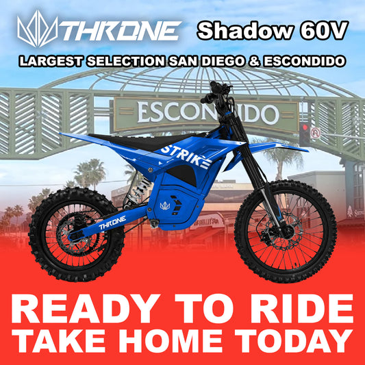 eMOTO Strike Shadow SX - Blue - Ready to Ride