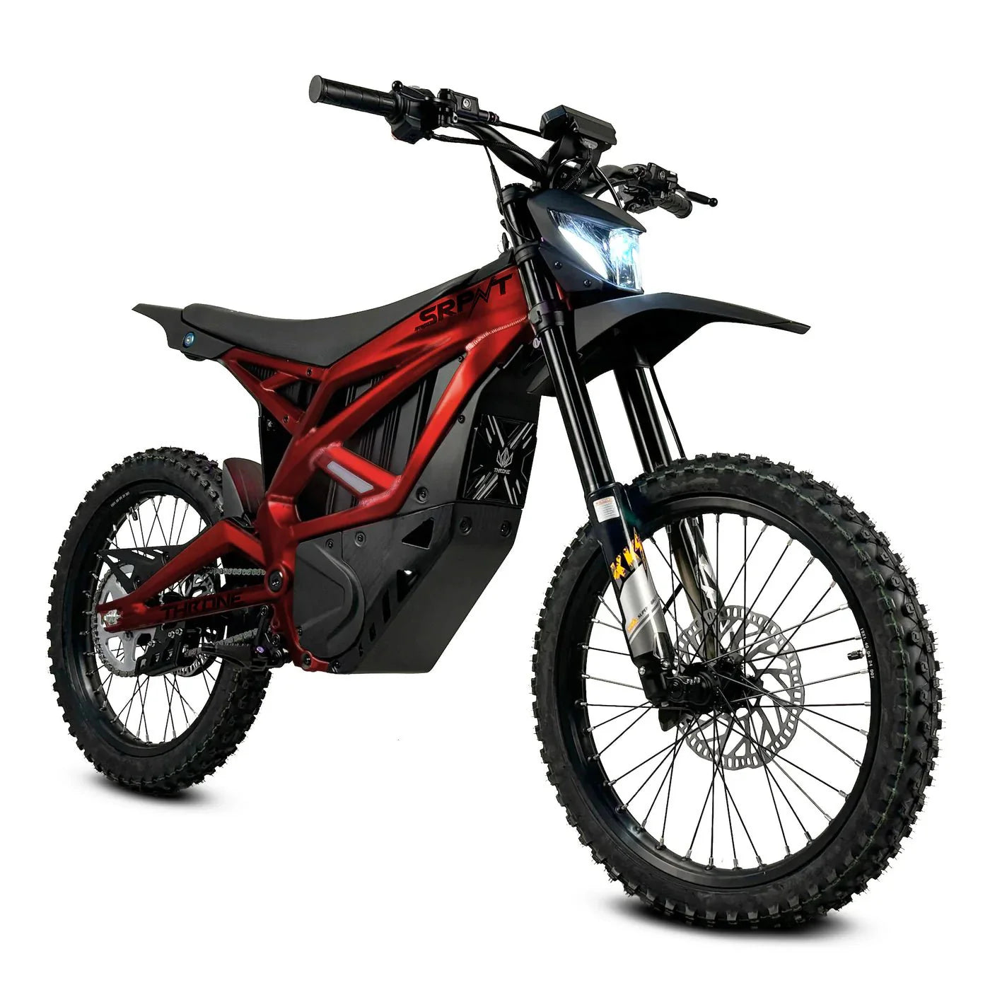 Throne SRPNT Diablo Red Electric Dirt Bike – 12,500W Off - Road Powerhouse with 72V Battery - Electric Dirt Bike - THRON|SPRNT|DIABLORED|2964 eBike Super Shop