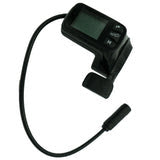 Super73 thumb throttle with integrated display, black handlebar-mounted accessory, product image on white background