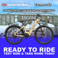 Mokwheel Tarmac ST eBike in Hazelnut Yellow, ready to ride, product image with model number 810206241813