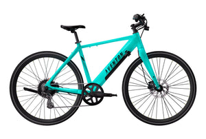 Aventon Soltera 2.5 electric bike in Baja color, side view, displayed on a white background