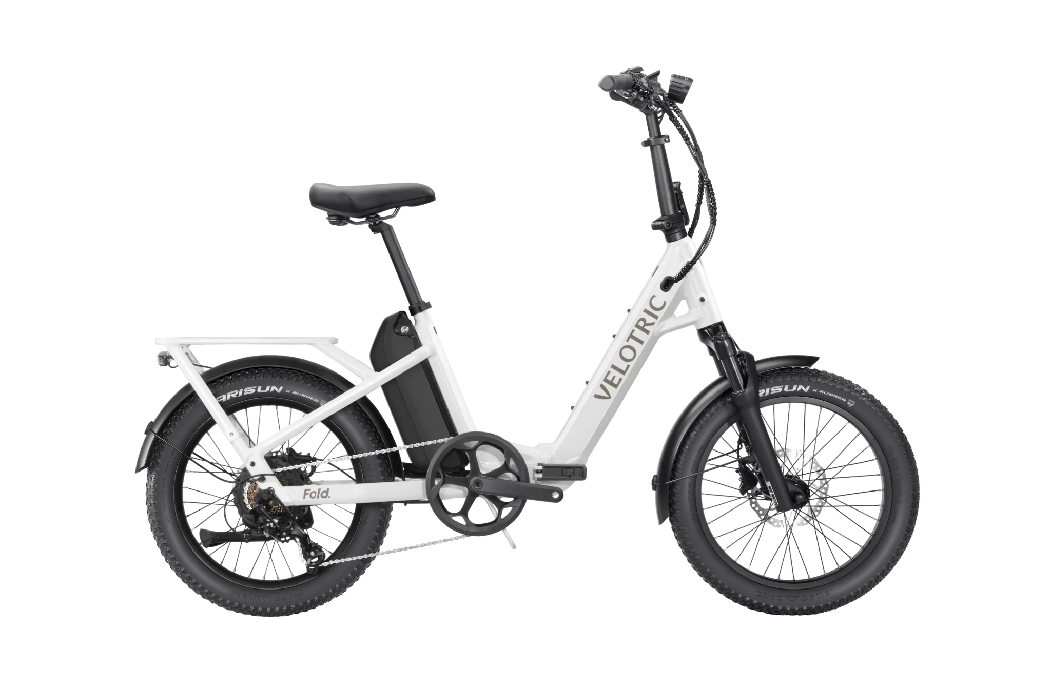 VELOTRIC Fold 1 PLUS 750w Folding eBike 20x3 Fat Electric Folding eBike - Folding Ebike - VELOT|PEARL|2978 eBike Super Shop