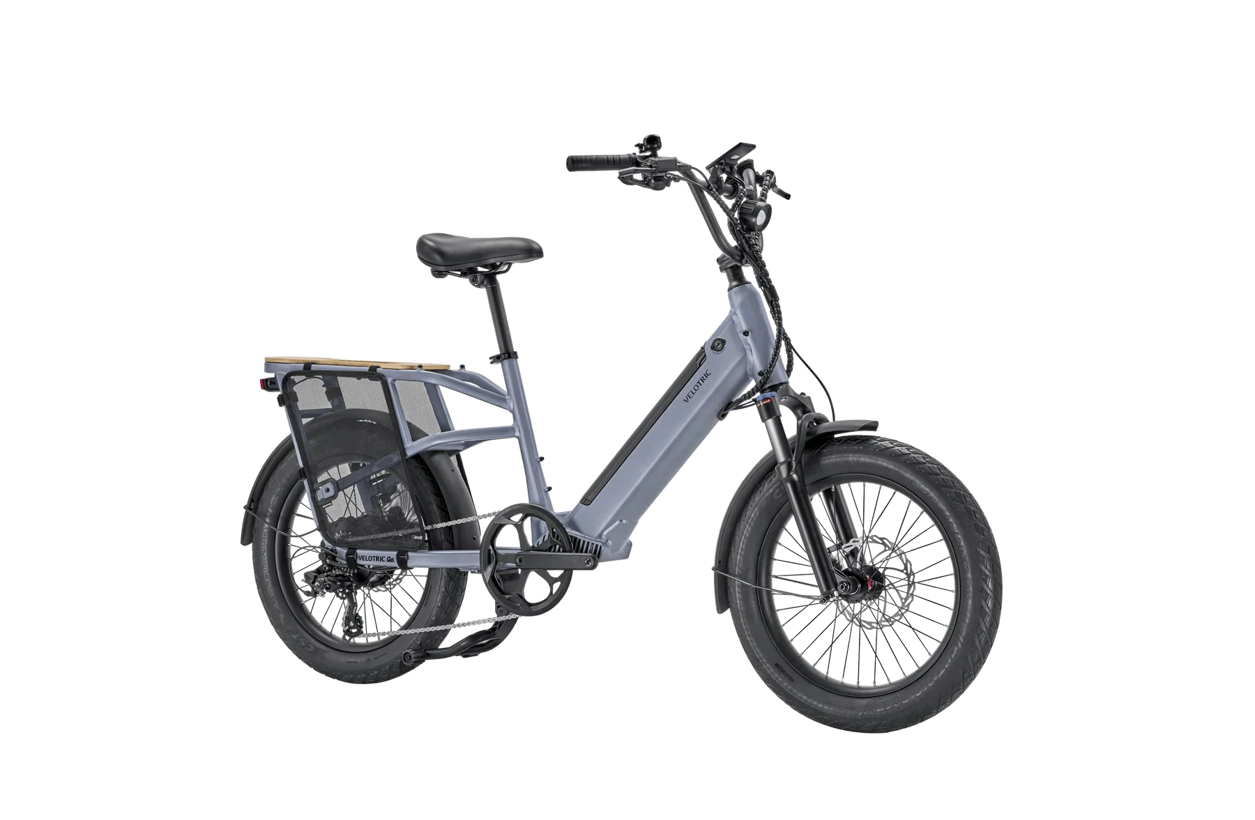 VELOTRIC Go 1 500w Step Thru eBike 20x3 Urban Electric Cargo eBike - Cargo eBike - eBike Super Shop