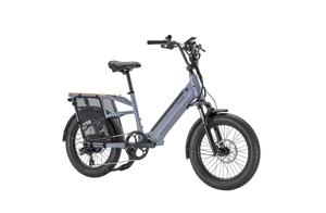 VELOTRIC Go 1 500w Step Thru eBike 20x3 Urban Electric Cargo eBike - Cargo eBike - eBike Super Shop