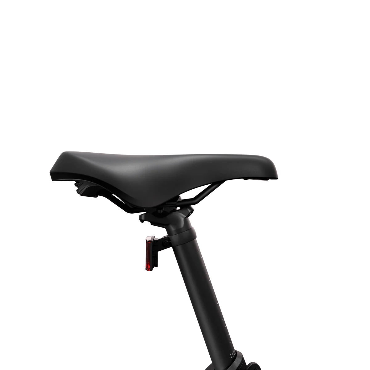 A black Segway Myon eBike parked on a city street, showcasing its sleek frame, integrated battery, and modern design.
