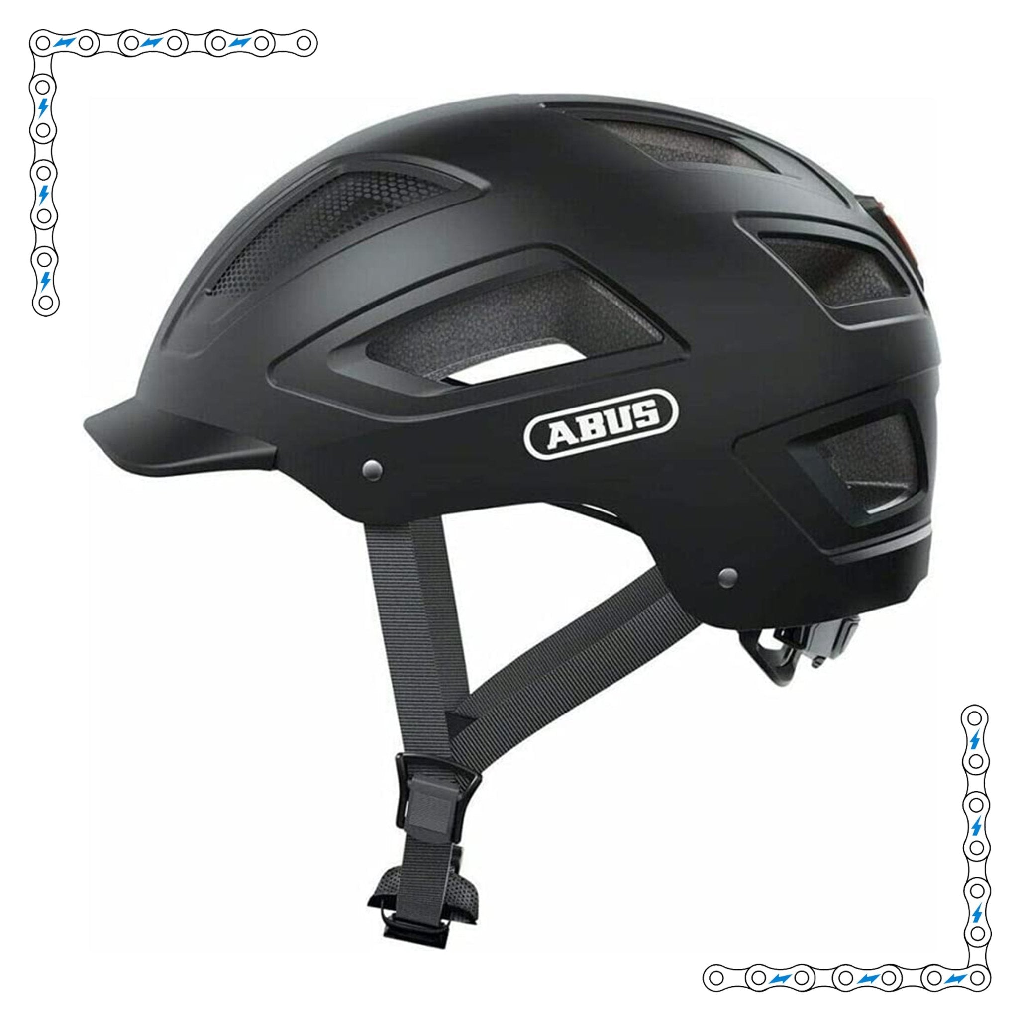 ABUS Hyban 2.0 LED Helmet - Signal Yellow