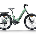 Green HIMIWAY A7 PRO 500W step-thru electric beach cruiser eBike with 27.5x2.4 fat tires, product image