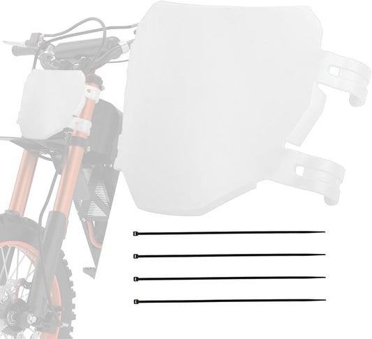 eMOTO Number Plate - White