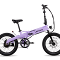 Lectric XP Lite 2 electric bike in Lavender Haze color, side view, isolated on white background