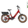 Velotric GoMad eBike in Dark Amber color, side view, showcasing sturdy frame, thick tires, and modern design.