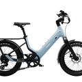 Urtopia Carbon Joy Ultra eBike in Glacier Blue, side view, against a white background