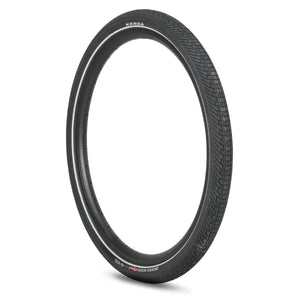 Product image of a Kenda Kwick Seven.5 eBike tire, size 27.5x2.20, showing tread pattern and sidewall branding.