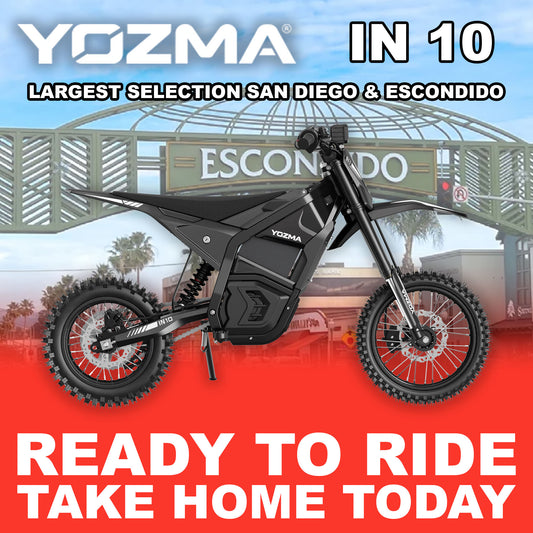 eMOTO Yozma IN 10 - Black - Ready to Ride