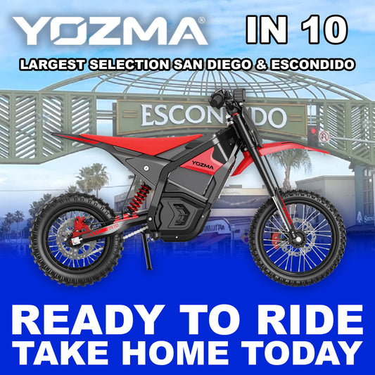 eMOTO Yozma IN 10 - Red - Ready to Ride
