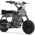 Black eMOTO Stomp Ebox Dragster RS electric bike in its box, product image showing the boxed item.